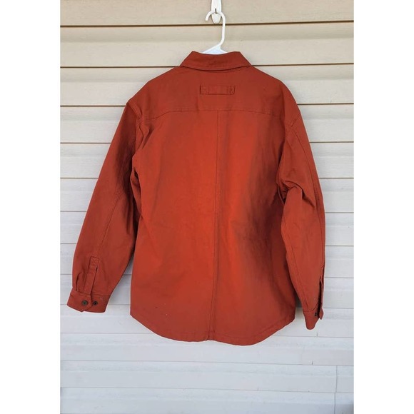 New Men's Duluth Trading Co. Burly Duluth Flex Fire Hose Shirt Jacket Large Tall - Picture 4 of 9